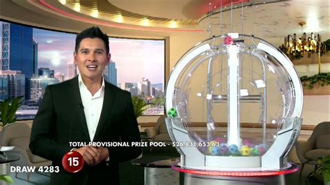 Saturday Gold Lotto Draw 4283 Results .